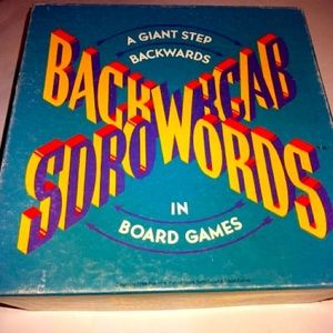 Backwords VTG 1988 Board Game-A Giant Step Backwards in Board Games